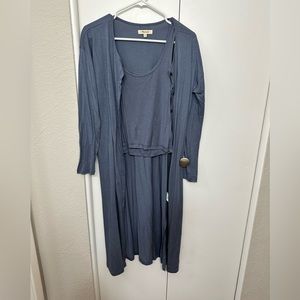 MADEWELL NWOT duster and matching tank